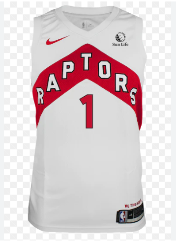 2023 NBA Toronto Raptors #1 Gradey Dick white Nike Icon Edition Swingman Jersey